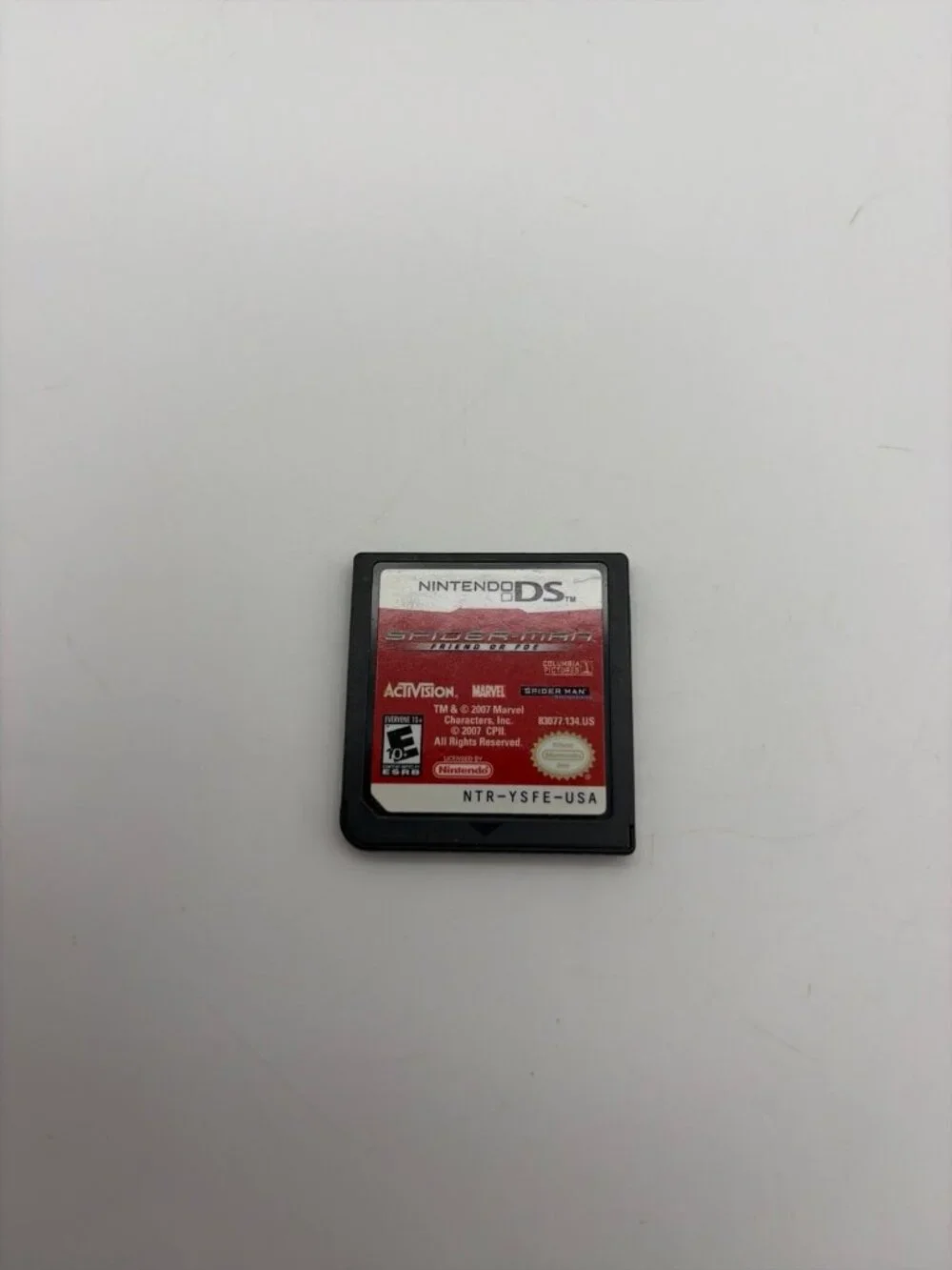 Nintendo DS Spiderman Spider Man Friend or Foe Video Game Cartridge Only Tested